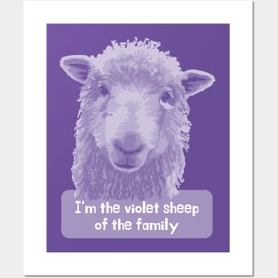 The Violet Sheep Of The Family Posters and Art